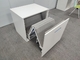 تستخدم محطة عمل مكتب لوحة التقسيم الخزانة الفولاذية مع سرير قابل للطي المزود
