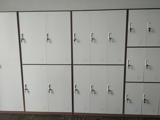 الصين 4 باب خزانة فولاذية H1850XW900XD400mm خزانة أثاث معدني خزانة تخزين المزود