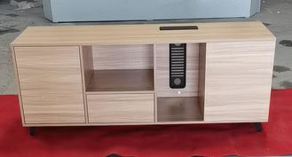 الصين L شكل مكتب مكتب استخدام طاولة جانبية خزانة خشبية مادة اللوح MFC اللون المزود