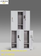 الصين خزانة تخزين ذات ستة أبواب فولاذية لون رمادي H1850XW900XD450MM خزانة خزانة المزود