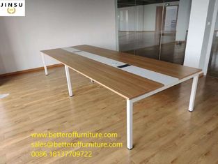 الصين طاولة اجتماعات مكتب صغيرة من خشب الميلامين المعدني سهلة التركيب المزود