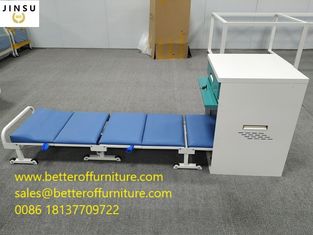 الصين تصميم جديد سرير قابل للطي لشخص واحد يحمل 200 كجم مع 6 قطعة وسادة PU السطح L2100XW530XH190mm المزود