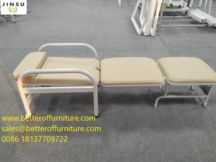الصين كرسي قابل للطي يمكن أن يستخدم المقعد والسرير متعدد الوظائف H870 * W660 * D660mm كاكي اللون المزود