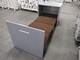 قسم شاشة محطة العمل المكتبية استخدم الخزانة الفولاذية أسفل المكتب مع سرير قابل للطي المزود