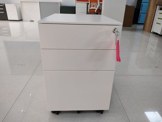 2 Drawers 1 Box Steel File Cabinet Mobile Pedestal With folding Lock المزود