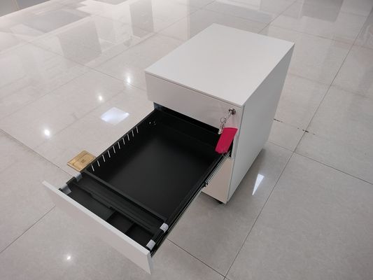 2 Drawers 1 Box Steel File Cabinet Mobile Pedestal With folding Lock المزود