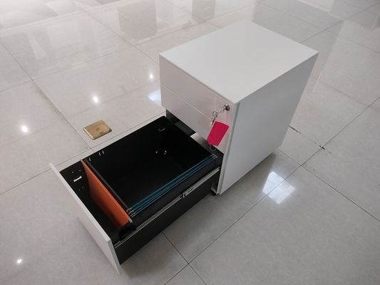 2 Drawers 1 Box Steel File Cabinet Mobile Pedestal With folding Lock المزود
