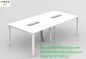 طاولة اجتماعات مكتب صغيرة من خشب الميلامين المعدني سهلة التركيب المزود