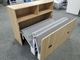 مكتب المنزل استخدام خزانة خشبية مع سرير قابل للطي لقيلولة الموظفين لوحة E1 المزود